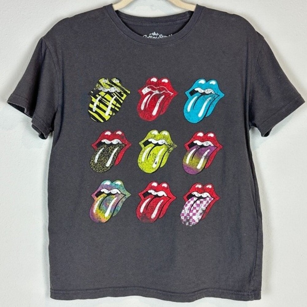 The Rolling Stones Grey Graphic Short Sleeve T-shirt S